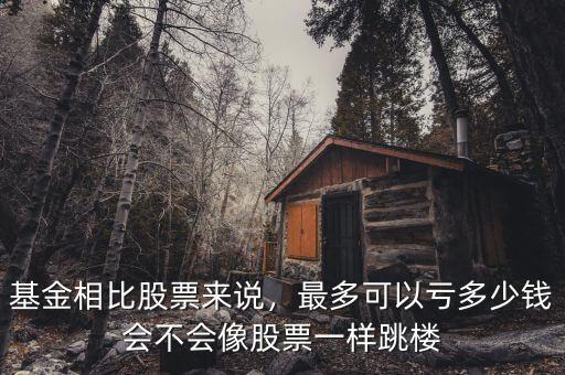 基金相比股票來說，最多可以虧多少錢會不會像股票一樣跳樓