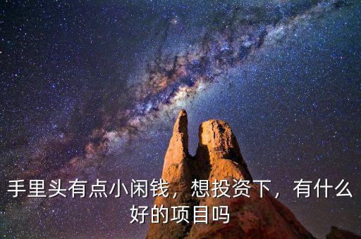 手里頭有點(diǎn)小閑錢，想投資下，有什么好的項(xiàng)目嗎