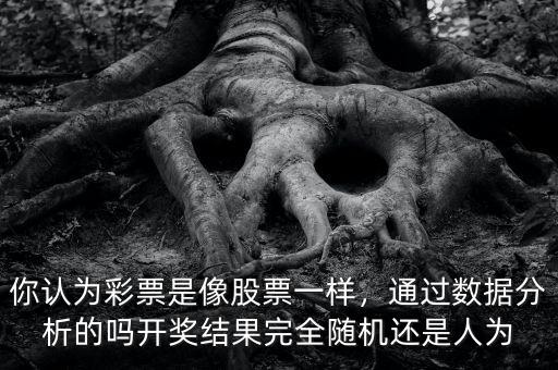 你認(rèn)為彩票是像股票一樣，通過數(shù)據(jù)分析的嗎開獎(jiǎng)結(jié)果完全隨機(jī)還是人為
