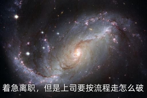 投奔怎么破,但是上司要按流程走。怎么破