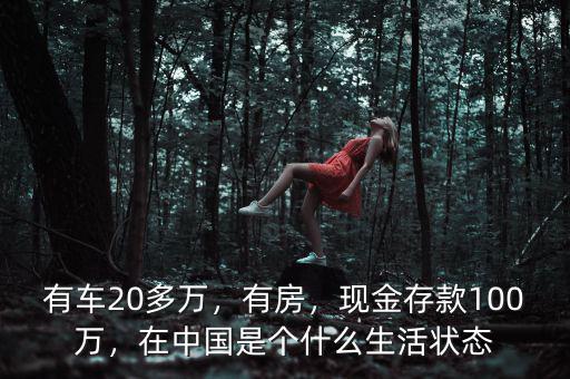 有車20多萬，有房，現(xiàn)金存款100萬，在中國是個(gè)什么生活狀態(tài)