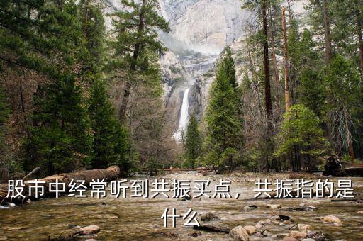 股市中經(jīng)常聽到共振買點(diǎn)，共振指的是什么