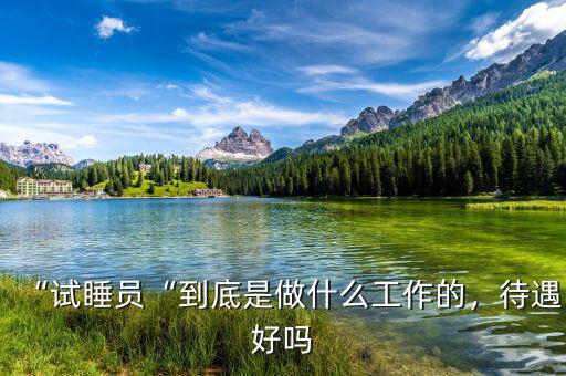 “試睡員“到底是做什么工作的，待遇好嗎
