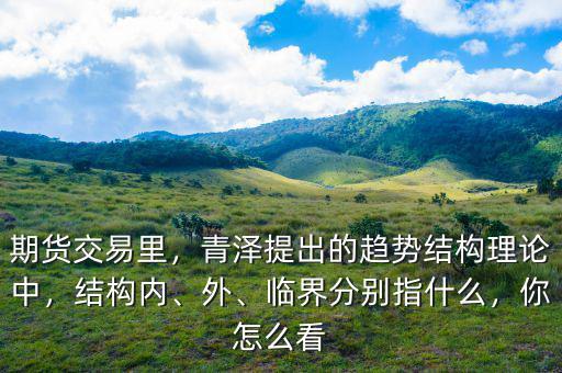 期貨交易里，青澤提出的趨勢結(jié)構(gòu)理論中，結(jié)構(gòu)內(nèi)、外、臨界分別指什么，你怎么看