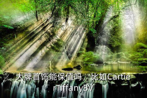 大牌首飾能保值嗎，比如CartierTiffanyBV