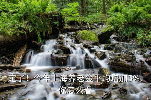 定了！今年上海養(yǎng)老金平均增加5%,你怎么看