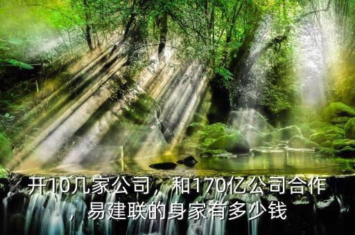 開10幾家公司，和170億公司合作，易建聯(lián)的身家有多少錢