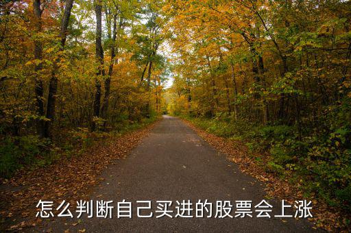 怎么判斷自己買進(jìn)的股票會上漲