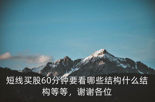 短線買股60分鐘要看哪些結(jié)構(gòu)什么結(jié)構(gòu)等等，謝謝各位