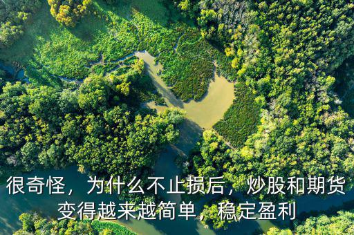 很奇怪，為什么不止損后，炒股和期貨變得越來越簡單，穩(wěn)定盈利
