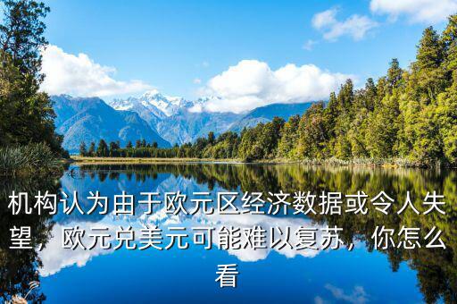 機(jī)構(gòu)認(rèn)為由于歐元區(qū)經(jīng)濟(jì)數(shù)據(jù)或令人失望，歐元兌美元可能難以復(fù)蘇，你怎么看