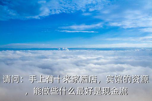 請(qǐng)問(wèn)：手上有十來(lái)家酒店，賓館的資源，能做些什么最好是現(xiàn)金流