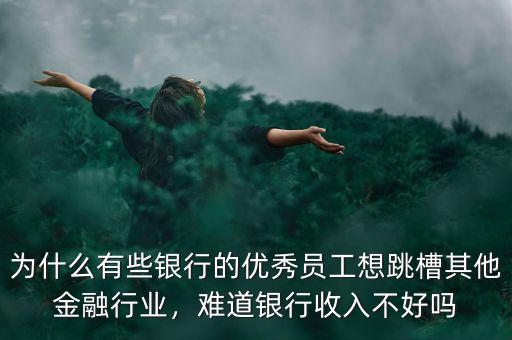 為什么有些銀行的優(yōu)秀員工想跳槽其他金融行業(yè)，難道銀行收入不好嗎