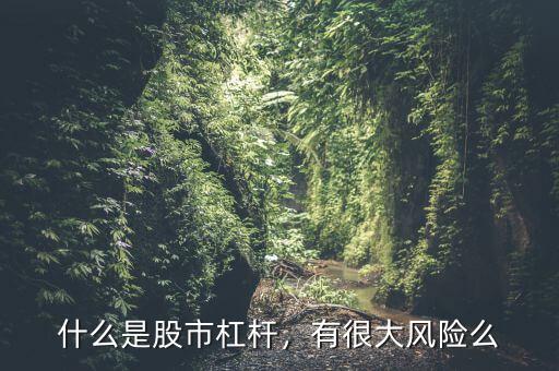 什么是股市杠桿，有很大風險么