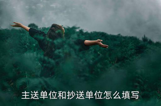 主送單位和抄送單位怎么填寫(xiě)