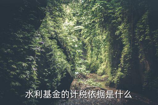 水利基金的繳納按照什么依據(jù)，水利基金的計稅依據(jù)及稅率