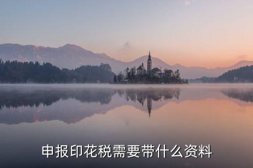 辦理印花稅退稅要帶什么資料，辦理退稅賬號(hào)銀行開戶印鑒卡需要提交什么資料急急急
