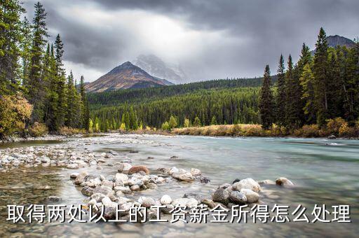 兩處報(bào)工薪有沒有什么問題，取得兩處以上的工資薪金所得怎么處理