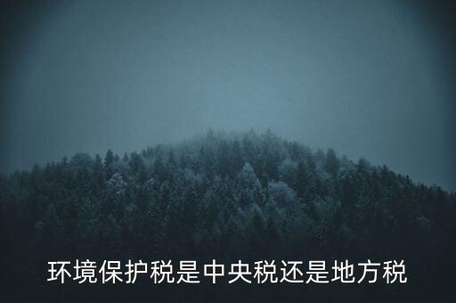 環(huán)境保護(hù)稅的機關(guān)是什么，環(huán)境保護(hù)稅由哪個機關(guān)負(fù)責(zé)征收