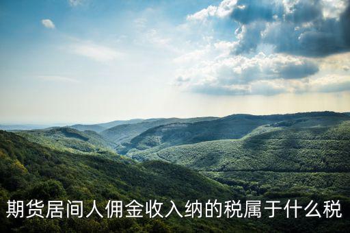 傭金屬于什么稅，傭金的稅率怎么算的啊是10
