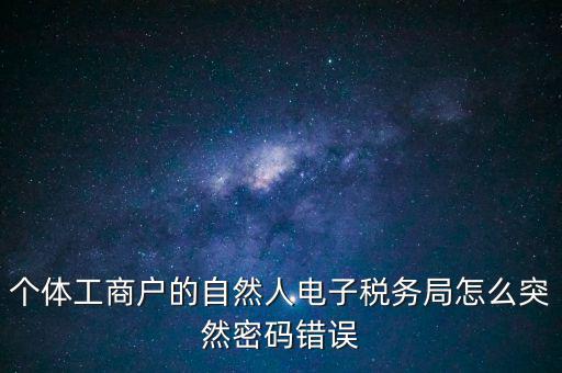 稅務(wù)密碼不對什么原因，為什么稅務(wù)網(wǎng)剛改自然人密碼登陸一直顯示密碼錯誤