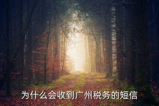 廣州稅務(wù) 寄什么過來，為什么會(huì)收到廣州稅務(wù)的短信