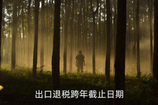 出口退免稅認定日期是什么時候，出口退稅跨年截止日期