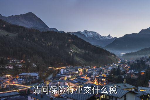 保險(xiǎn)企業(yè)可代征什么稅，保險(xiǎn)公司交哪些稅
