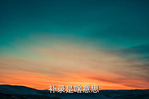 發(fā)票補(bǔ)錄是什么意思，補(bǔ)錄是什么意思