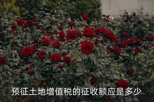 什么叫預(yù)征土地，什么是預(yù)征稅