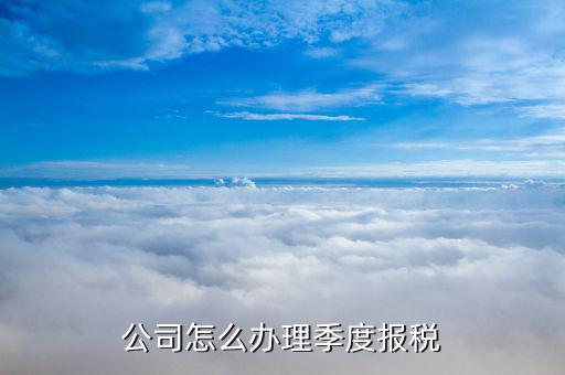什么企業(yè)按季度申報(bào)稅，公司怎么辦理季度報(bào)稅