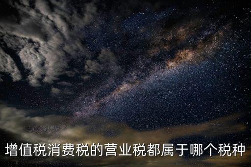 營業(yè)稅是什么稅種，營業(yè)稅屬于什么稅種