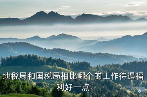 地稅局有什么福利，地稅局和國稅局相比哪個的工作待遇福利好一點