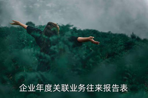 企業(yè)年度關聯(lián)報告表是什么意思，企業(yè)年度關聯(lián)業(yè)務往來報告表
