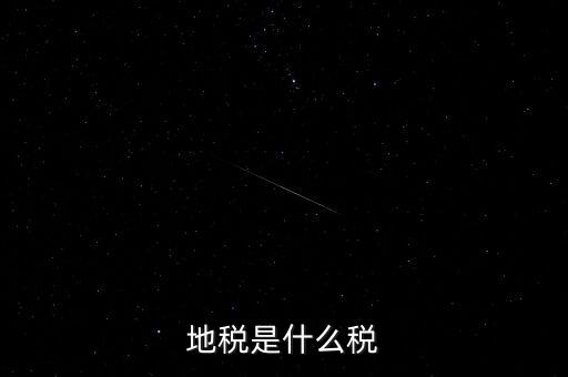 地稅局收的是什么稅，地稅是什么稅