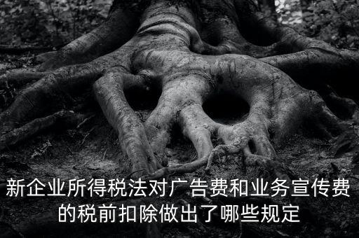 廣告費和業(yè)務(wù)宣傳費 有什么規(guī)定，廣告費和業(yè)務(wù)宣傳費的扣除標(biāo)準(zhǔn)是多少