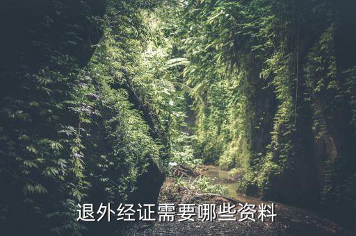 外經(jīng)證注銷需要帶什么資料，退外經(jīng)證需要哪些資料
