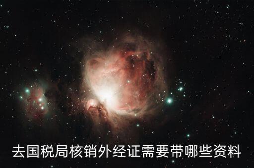 去國(guó)稅局核銷(xiāo)外經(jīng)證需要帶哪些資料
