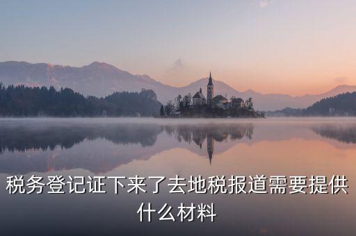 國地稅報道需要什么，地稅報道需要什么材料2016最新的