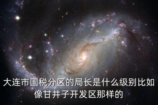 大連國(guó)稅局長(zhǎng)什么級(jí)別，大連市國(guó)稅分區(qū)的局長(zhǎng)是什么級(jí)別比如像甘井子開(kāi)發(fā)區(qū)那樣的
