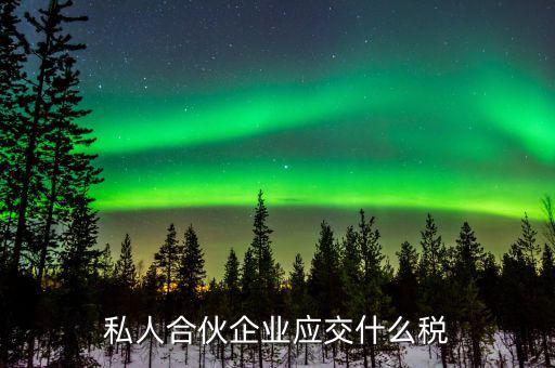 私營(yíng)合伙企業(yè)交什么稅，私營(yíng)企業(yè)都要交納哪些稅