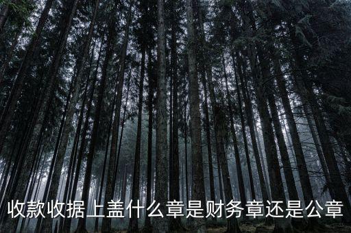 收據(jù)需要蓋什么章，開收據(jù)必須蓋章嗎蓋什么章需要交稅嗎