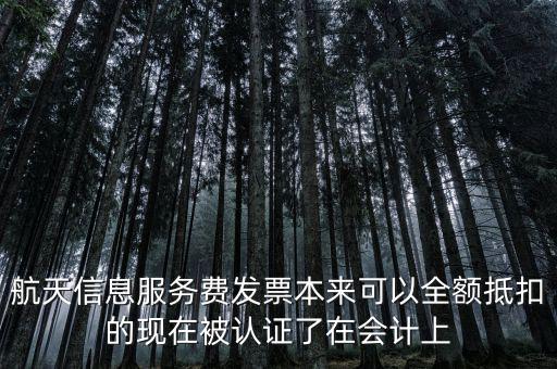 航信發(fā)票是什么，航天信息開(kāi)具的服務(wù)費(fèi)發(fā)票應(yīng)計(jì)入什么會(huì)計(jì)科目