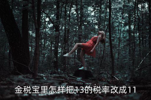 稅率13 為什么改11，稅率13更改11后怎么補稅
