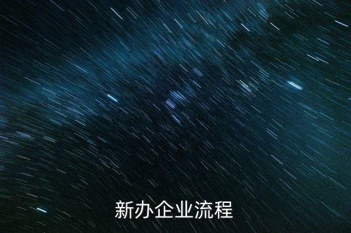 新辦企業(yè)是指什么，新辦企業(yè)流程