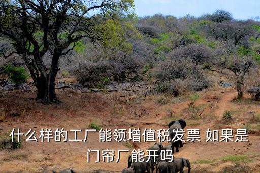 什么樣的公司可以領(lǐng)發(fā)票，什么樣的工廠能領(lǐng)增值稅發(fā)票 如果是門(mén)簾廠能開(kāi)嗎