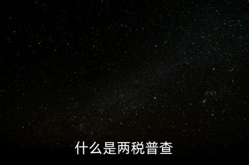 兩稅清查是什么意思，房子的兩稅是什么