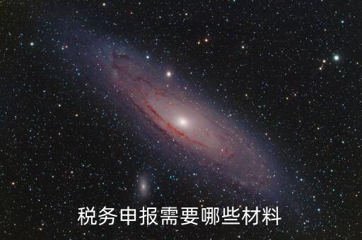 辦稅需要帶什么材料，稅務(wù)申報需要哪些材料