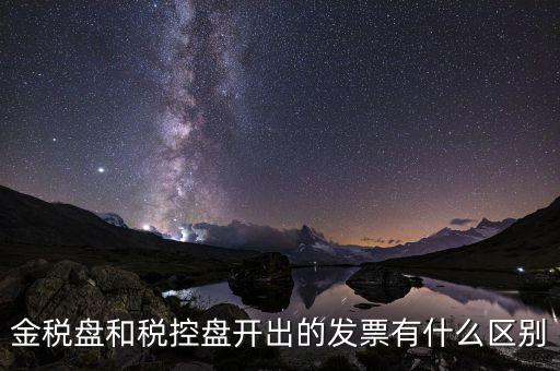 金稅盤和稅控盤開(kāi)出的發(fā)票有什么區(qū)別