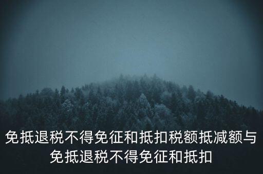 免抵退稅額抵減額是什么意思，當(dāng)期免抵退稅不得免征和抵扣稅額的抵減額是什么意思